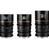 Laowa Cinema Lenses>Nanomorph S35 Prime 3 Lens Bundle - Canon RF - Amber Flare