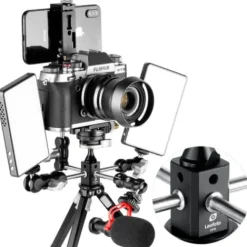 Leofoto Tripod Accessories>CF-8 Accessory Mounting Adapter with 5 x 1/4" Threads