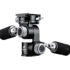 Leofoto Tripod Heads>FW-01R Pan and Tilt Head with RH-2L Panning Clamp and NP-60 Plate