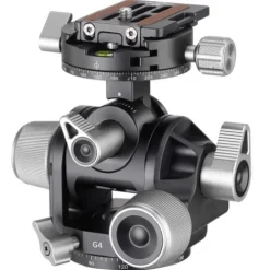 Leofoto Tripod Heads>G4 60mm 3-Axis Geared Head with NP-60 Plate