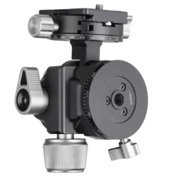 Leofoto Tripod Heads>G4 60mm 3-Axis Geared Head with NP-60 Plate