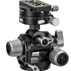 Leofoto Tripod Heads>G4 Pro 60mm 3-Axis Geared Head with GR-2 Geared Panning Clamp