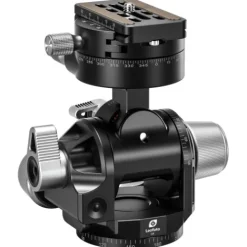 Leofoto Tripod Heads>G4 Pro 60mm 3-Axis Geared Head with GR-2 Geared Panning Clamp