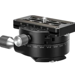 Leofoto Quick Release Plates>GR-2 60mm Geared Panning Clamp with QP-70N Plate