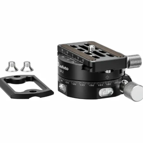 Leofoto Quick Release Plates>GR-2 60mm Geared Panning Clamp with QP-70N Plate