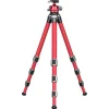 Leofoto Tripods>LA-324C Athena Series 4 Section Water Resistant Carbon Fibre Tripod with Red LH-40LR Ball Head