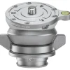 Leofoto Tripod Heads>LBQ-60S Silver 61mm Levelling Base for LQ-324, LQ-365 and LG-324