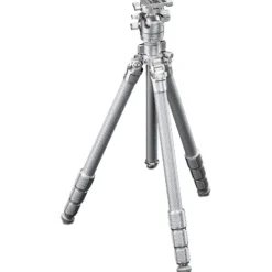 Leofoto Tripods>LG-284C Silver 4 Section Water Resistant Carbon Fibre Tripod with LH-36R Ball Head
