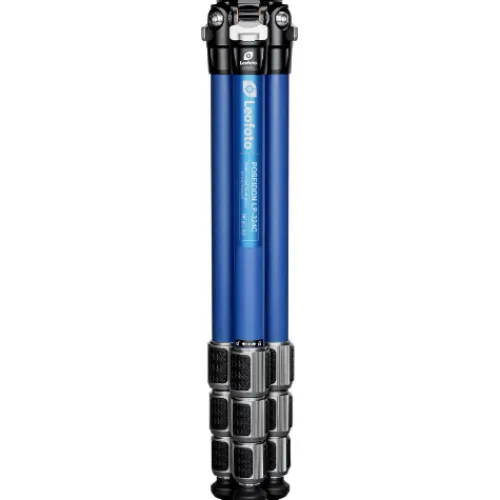 Leofoto Tripods>LP-324C Poseidon Series 4 Section Water Resistant Carbon Fibre Tripod with Blue LH-40LR Ball Head