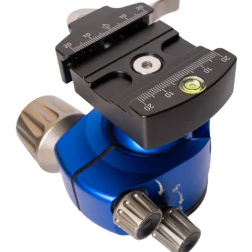 Leofoto Tripods>LP-324C Poseidon Series 4 Section Water Resistant Carbon Fibre Tripod with Blue LH-40LR Ball Head