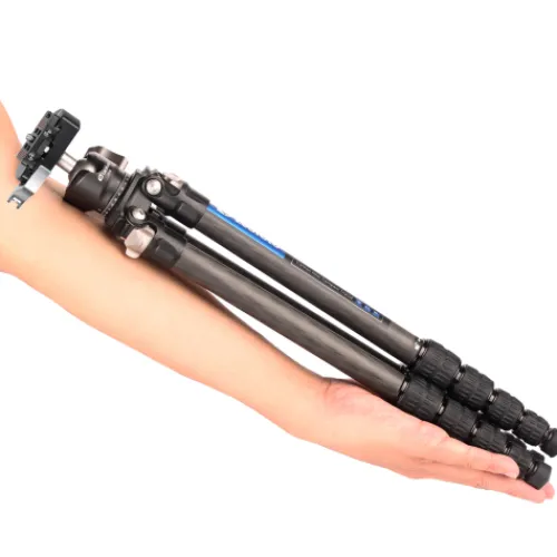 Leofoto Tripods>LS-225C Ranger Series 5 Section Carbon Fibre Tripod with LH-25LR Ball Head