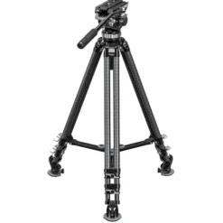 Leofoto Tripod Heads>LVC-253C Cinematic Video Series 3 Section Tripod with BV-20 Video Head