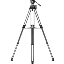 Leofoto Tripod Heads>LVF-163C+FH-10 Professional Carbon Fibre Video Tripod with Fluid Video Head