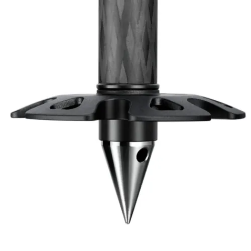 Leofoto Tripod Accessories>TFW Stainless Steel Tripod Spikes with Snow/Sand Shoes for 3/8" Threaded Tripod Legs