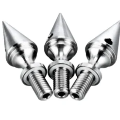 Leofoto Tripod Accessories>TFW Stainless Steel Tripod Spikes with Snow/Sand Shoes for 3/8" Threaded Tripod Legs