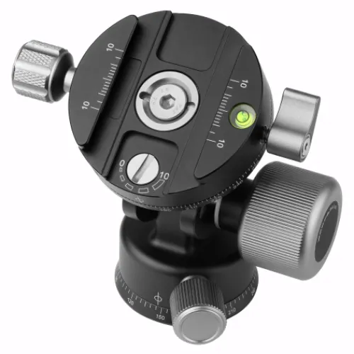 Leofoto Tripod Heads>VH-20 2-Way Monopod Head with Panning Clamp and BPL-50N Plate