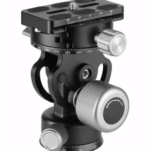 Leofoto Tripod Heads>VH-20 2-Way Monopod Head with Panning Clamp and BPL-50N Plate