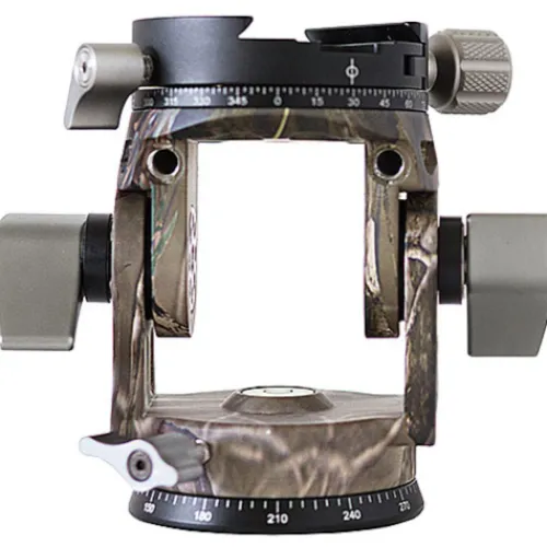 Leofoto Tripod Heads>VH-30R 2-Way Monopod Head with Panning Clamp and PU-100D Plate - Camouflage