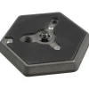 Manfrotto Tripod Accessories|Quick Release Plates>130-14 Hexagonal Quick Release Plate - Flat Bottomed with 1/4"-20 Screw