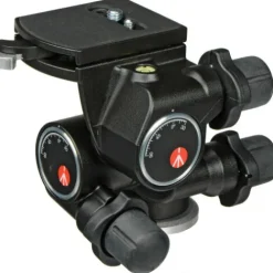 Manfrotto Tripod Accessories>410 3-Way, Geared Pan-and-Tilt Head with 410PL Quick Release Plate