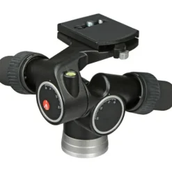 Manfrotto Tripod Accessories>405 3-Way, Geared Pan-and-Tilt Head with 410PL Quick Release Plate