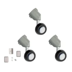 Manfrotto Mounting Hardware|Light Stands, Backgrounds & Mounting>018 Wheel Castor Set of 3 Including Leg Adaptor 22mm