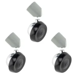 Manfrotto Mounting Hardware|Light Stands, Backgrounds & Mounting>017 Wheel Castor Set of 3 Including Leg Adaptor 19mm