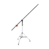 Manfrotto Mounting Hardware|Light Stands, Backgrounds & Mounting>085B Light Boom 35 Black A25 with Silver Cine Stand & Castors