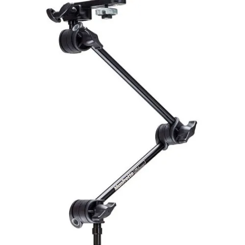 Manfrotto Mounting Hardware|Light Stands, Backgrounds & Mounting>196B-2 2-Section Single Articulated Arm with Camera Platform