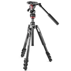 Manfrotto Video Tripods>BeFree Live 4 Section Aluminium Tripod Kit
