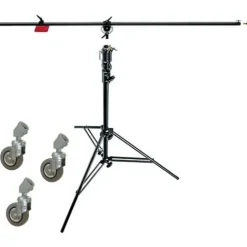 Manfrotto Light Stands, Backgrounds & Mounting>085BS Heavy-Duty Boom and Stand - Black