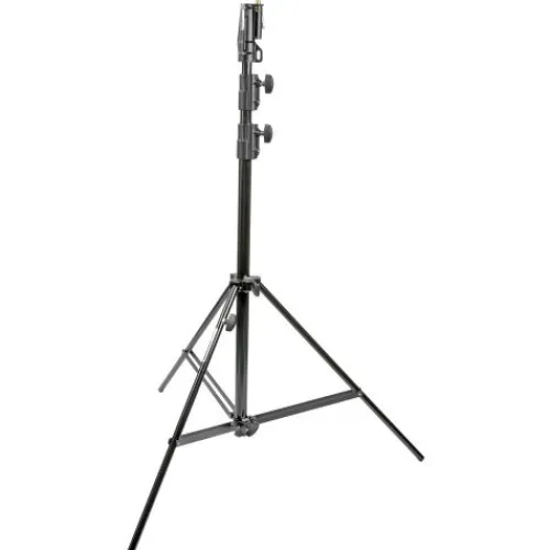 Manfrotto Mounting Hardware|Light Stands, Backgrounds & Mounting>126BSU Heavy Duty Steel Cine Stand, Black - 11' - 3.3m