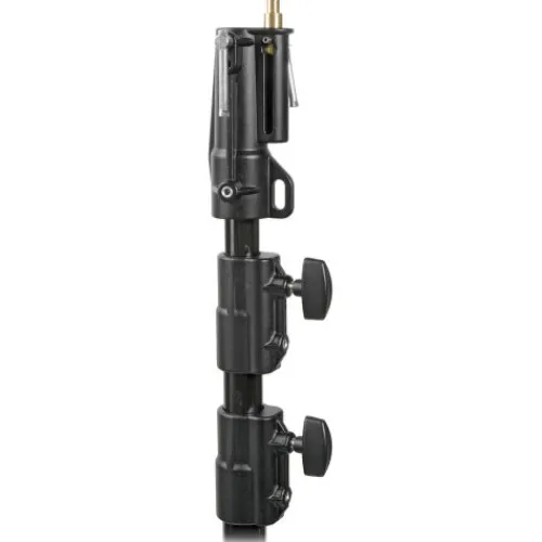 Manfrotto Mounting Hardware|Light Stands, Backgrounds & Mounting>126BSU Heavy Duty Steel Cine Stand, Black - 11' - 3.3m