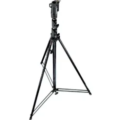 Manfrotto Mounting Hardware|Light Stands, Backgrounds & Mounting>111BSU Tall Steel Cine Stand with Leveling Leg, Black - 12' (3.6m)