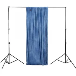 Manfrotto Light Stands, Backgrounds & Mounting>LA1108 Support for 3m Curtain & Roll Up Backgrounds - Metal Collars