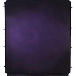 Manfrotto Mounting Hardware|Light Stands, Backgrounds & Mounting>LL LB7939 EzyFrame Vintage Background Cover - 6.5 x 7.5', Aubergine