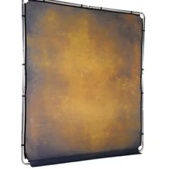 Manfrotto Mounting Hardware|Light Stands, Backgrounds & Mounting>LL LB7926 EzyFrame Vintage Background Kit 6.5 x 7.5' - Tobacco