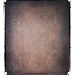 Manfrotto Mounting Hardware|Light Stands, Backgrounds & Mounting>LL LB7934 EzyFrame Vintage Background Kit - 6.5 x 7.5', Walnut