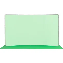 Manfrotto Mounting Hardware|Light Stands, Backgrounds & Mounting>LL LB7965 Vinyl Floor Strip - Chroma-Key Green, 4.4 x 13'