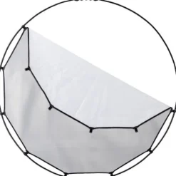 Manfrotto Reflectors, Softboxes & Umbrellas|Flash Diffusers & Modifiers>LL LR3331 Halo Compact Plus Reflector - Silver/White, 38"