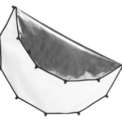 Manfrotto Reflectors, Softboxes & Umbrellas|Flash Diffusers & Modifiers>LL LR3302  Halo Compact Reflector Silver/White Fabric - 32"
