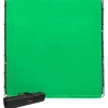 Manfrotto Mounting Hardware|Light Stands, Backgrounds & Mounting>LL LR83350 StudioLink Kit 9.8 x 9.8' - Chroma Key Green