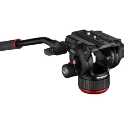 Manfrotto Tripods>MVK504XTWINMC 504X Fluid Video Head & MVTTWINMC Carbon Fiber Tripod with Mid-Level Spreader