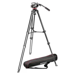 Manfrotto Video Tripods>MVT502AM Aluminium Twin Leg Tripod + MVH502A Fluid Head
