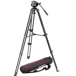 Manfrotto Video Tripods>MVT502AM Video Tripod + MVH500A Fluid Ball Head