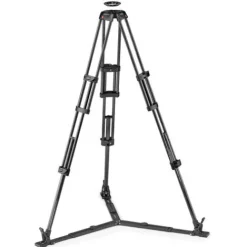 Manfrotto Video Tripods>MVTTWINGC Carbon Fiber Twin Leg Video Tripod Legs with Ground Spreader - 100/75mm Bowl