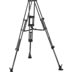 Manfrotto Video Tripods>MVTTWINMC Carbon Fiber Twin Leg Video Tripod Legs with Mid-Level Spreader - 100/75mm Bowl