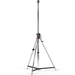 Manfrotto Mounting Hardware|Light Stands, Backgrounds & Mounting>083NW 2-Section Wind Up Stand with Leveling Leg - Chrome Steel