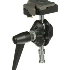 Manfrotto Mounting Hardware|Light Stands, Backgrounds & Mounting>155RC Double Ball Joint Head with Camera Platform/Quick Release