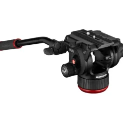 Manfrotto Video Tripods>504X Fluid Video Head & MVTTWINMA Aluminum Tripod with Mid-Level Spreader